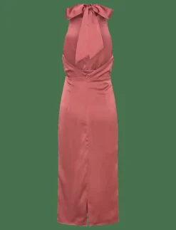 Solange open back halterneck midi dress - Midiklänningar|Malina Sale