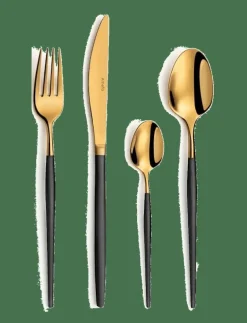 Amefa Soprano Cutlery Set 16-pcs - Bestickset BLACK/CHAMPAGNE