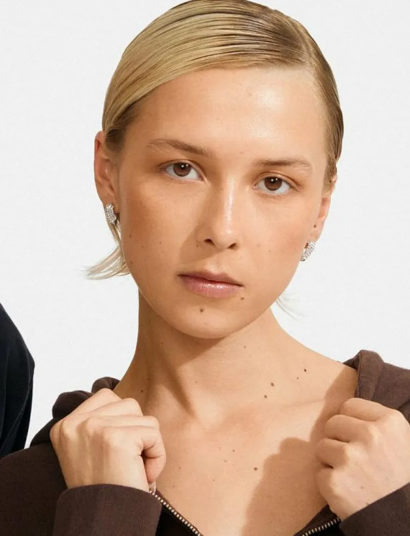 SOUL earrings silver-plated - Hoops|Pilgrim Hot