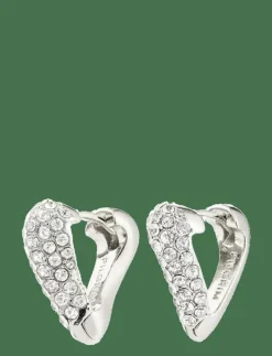 SOUL earrings silver-plated - Hoops|Pilgrim Hot