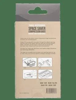 EPIC Travelgear Space Saver Compression Bag Kit - Resetillbehör TRANSPARENT Outlet