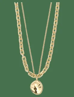 SPARKLE necklace 2-in-1 set, gold-plated - Halsband med hänge|Pilgrim Discount