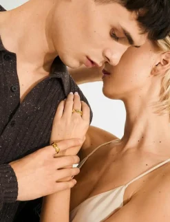 Pilgrim SPARKLE ring gold-plated - Ringar GOLD PLATED Sale