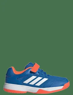 adidas Performance Speedcourt K Velcro - Träningsskor BROYAL/FTWWHT/TMSOOR Best