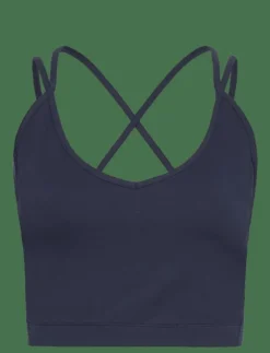 ZEBDIA Sports Bra w. Slim Strap - Crop tops NAVY Online
