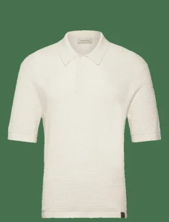 Calvin Klein Jeans SS SMTH CTTN WFFL PL - Kortärmade pikéer TOFU