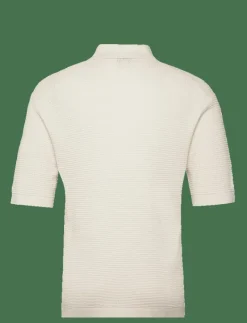 Calvin Klein Jeans SS SMTH CTTN WFFL PL - Kortärmade pikéer TOFU