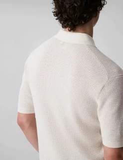 Calvin Klein Jeans SS SMTH CTTN WFFL PL - Kortärmade pikéer TOFU