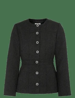 Love Lolina Stassie jacket - Enkelknäppta kavajer BLACK