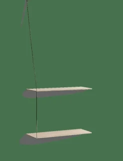 WOUD Stedge shelf (60 cm) - Hyllor WHITE PIGMENTED LACQUERED OAK New