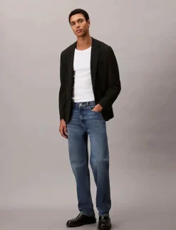 Calvin Klein Jeans STNDRD STRGHT JE - Regular jeans TINTED CK STONE Discount