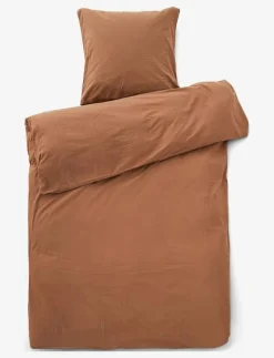 compliments Stone Bed Linen 150x210/50x60 cm - Påslakanset BROWN