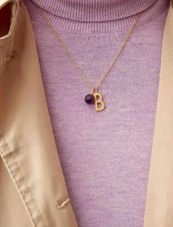 Stone Drop Charm 8 mm Silver - Hänge & Berlock|Design Letters New