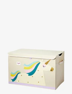 3 Sprouts Storage basket with Lid - Förvaringslådor WHITE - UNICORN Clearance