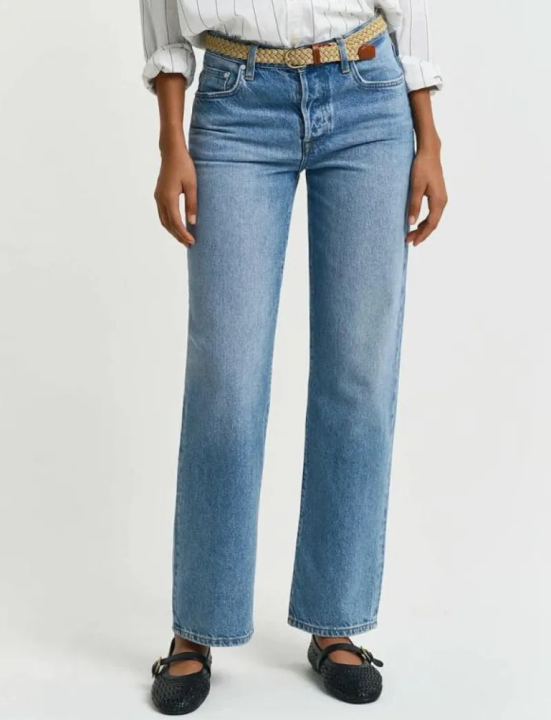 STRAIGHT RIGID JEANS - Straight jeans|GANT Sale