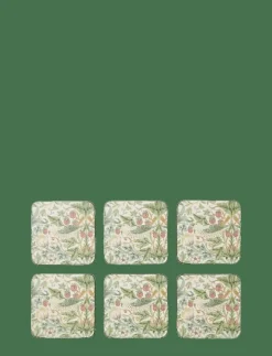 Strawberry Thief Coasters - Set of 6 - Serveringstillbehör|Morris & Co Outlet