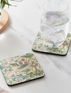 Strawberry Thief Coasters - Set of 6 - Serveringstillbehör|Morris & Co Outlet