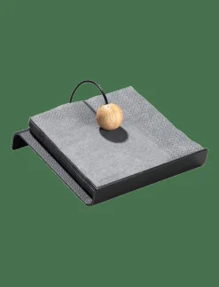 LIND DNA String Napkin Holder - Servettringar & Servettställ BLACK Discount
