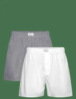 STRIPE AND SOLID BOXER SHORTS 2-P - Boxershorts|GANT New