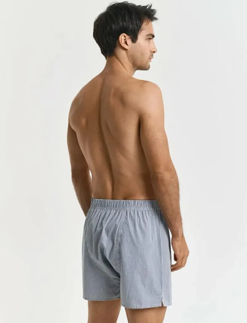 STRIPE AND SOLID BOXER SHORTS 2-P - Boxershorts|GANT New