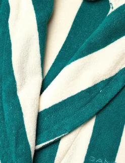 GANT STRIPE ROBE - Morgonrock OCEAN TURQUOSIE Discount