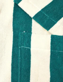 GANT STRIPE ROBE - Morgonrock OCEAN TURQUOSIE Discount