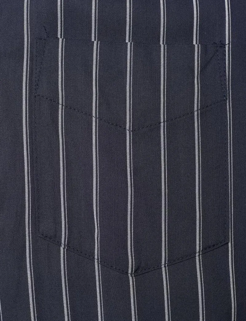 Striped Belted Twill Wide-Leg Jumpsuit - Jumpsuits|Lauren Ralph Lauren Outlet