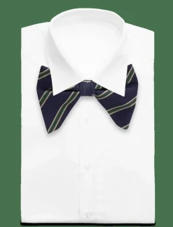 Striped Oversized Bow Tie - Flugor|AN IVY Clearance