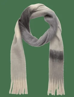 Striped scarf with tasselled ends - Halsdukar|Mango Best