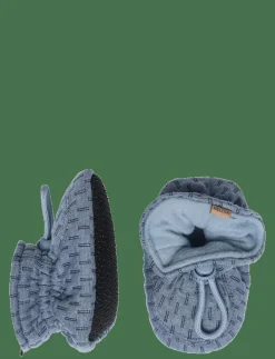 Melton Structure textile slippers - Baby tossor BLUE DENIM Sale