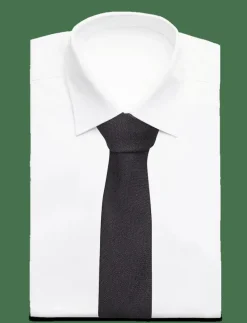 Structured tie 7 cm - Slipsar|Lindbergh Black Sale