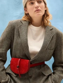 Becksöndergaard Suede Belt Bag - Magväskor ADRENALINE RED Best