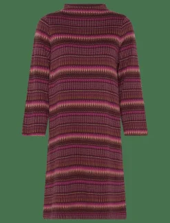 Jumperfabriken Sunday LS Dress - Midiklänningar BURGUNDY Hot