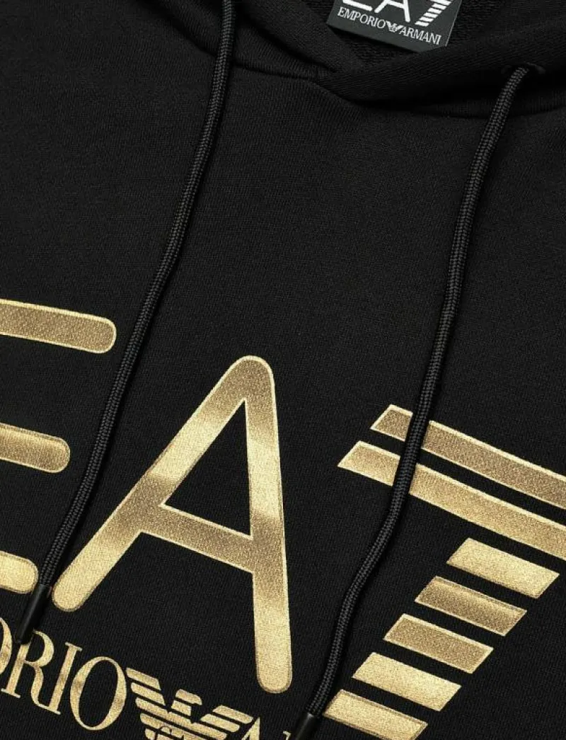 EA7 SWEATSHIRT - Hoodies BLACK Hot