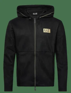 EA7 SWEATSHIRT - Huvtröjor BLACK New