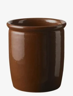 Knabstrup Keramik Syltkruka - Förvaringsburkar BROWN Best