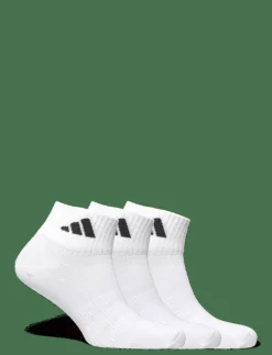 adidas Performance T ESS ANK 3P - Strumpor WHITE/WHITE/BLACK