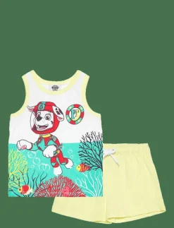 Paw Patrol T SHIRT + SHORT - Set med kortärmad t-shirt GREEN