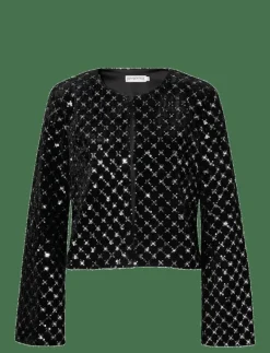 Ida Sjöstedt TABITHA JACKET - Tunna jackor BLACK GLIMMER Online