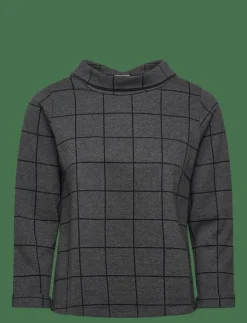 Tara Houndstooth Jumper - Sweatshirts|Jumperfabriken Sale