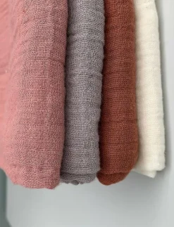 Rätt Start Tax EKO, Muslinfiltar, 4-pack, brick/ - Skötbäddar ROSE Best