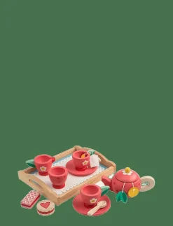 Tender Leaf Tea Tray Set - Strawberry - Leksakskök & Tillbehör RED Best