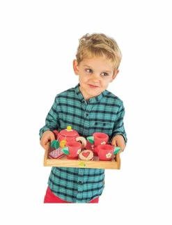 Tender Leaf Tea Tray Set - Strawberry - Leksakskök & Tillbehör RED Best