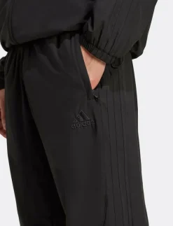 adidas Originals TEAMGEIST TP - Joggingbyxor BLACK/BLACK Outlet