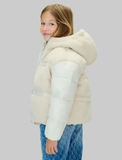 TEDDY SHINY PUFFER JACKET - Dunjackor & fodrade jackor|Calvin Klein Sale