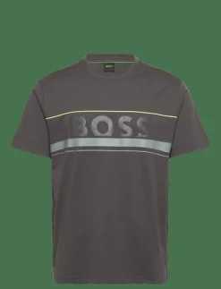 BOSS Tee Iconic Zone - T-shirts DARK GREY Sale
