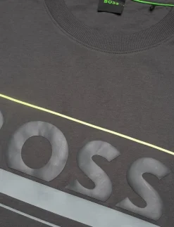 BOSS Tee Iconic Zone - T-shirts DARK GREY Sale