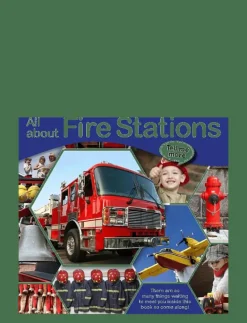 GLOBE Tell me more - All about Fire stations - Pedagogisk barnbok CHILDREN'S BOOK Sale