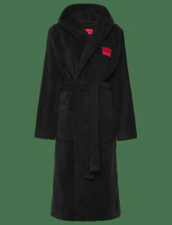 HUGO TERRY_HOODED GOWN - Morgonrock BLACK Discount