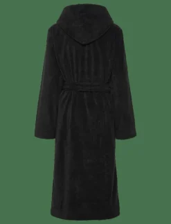HUGO TERRY_HOODED GOWN - Morgonrock BLACK Discount